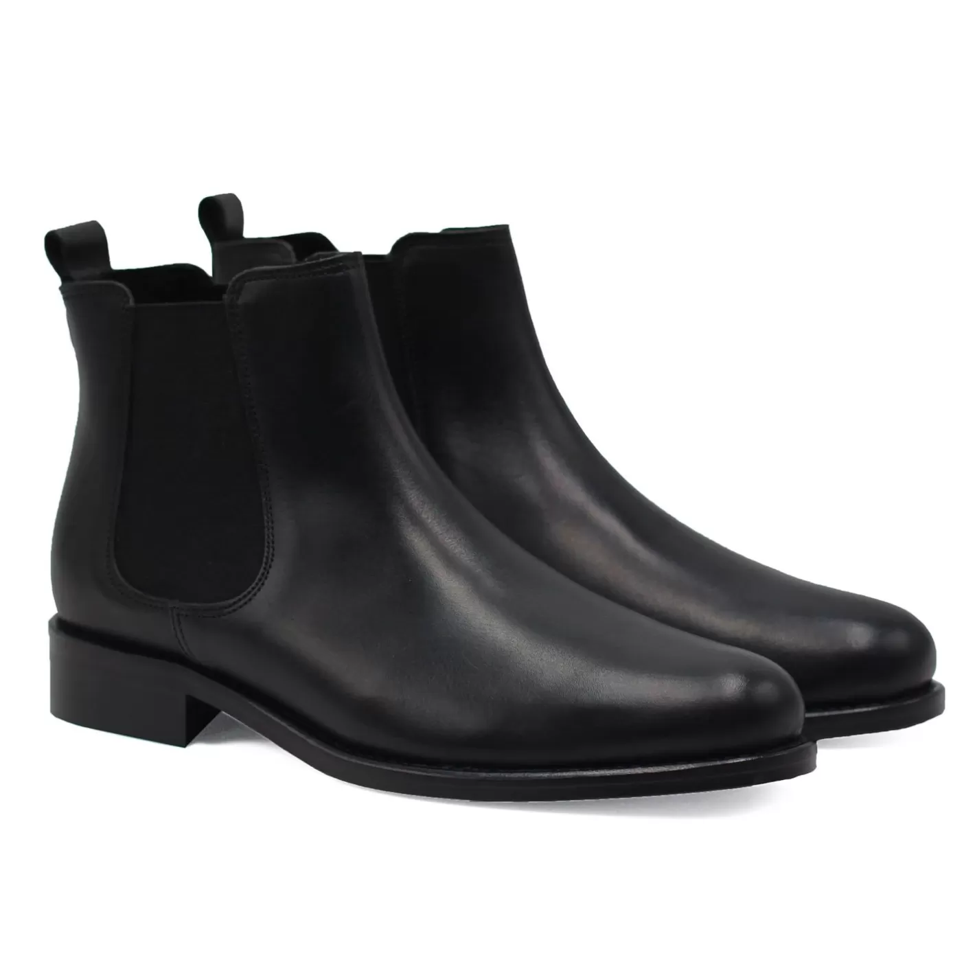 Bottines & Bottes-JULES & JENN Bottines Chelsea Cuir Noir