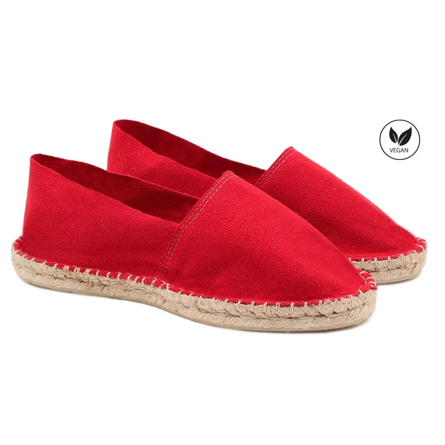 Espadrilles-JULES & JENN Espadrilles Toile Coton Rouge