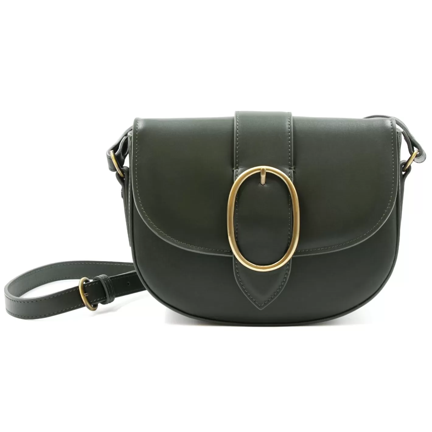 Sacs À Main-JULES & JENN Sac Boucle Cuir Kaki