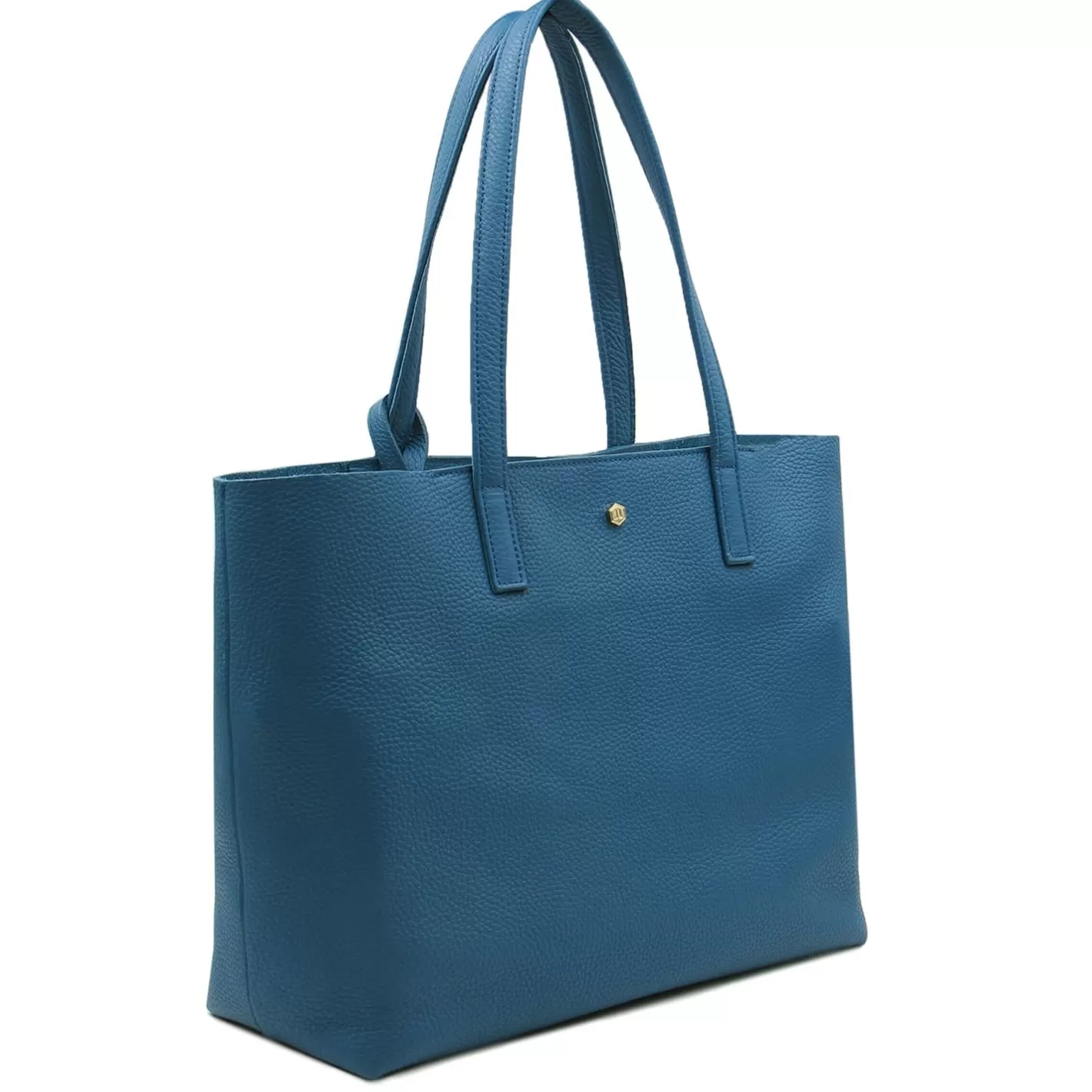 Sacs À Main-JULES & JENN Sac Cabas Cuir Graine Bleu Bleu Clair