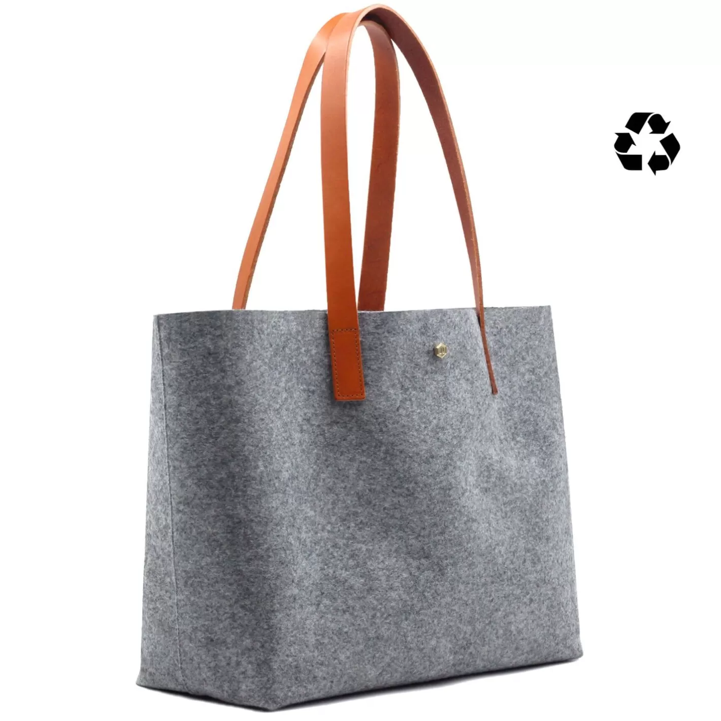 Sacs À Main-JULES & JENN Sac Cabas Drap De Laine Gris