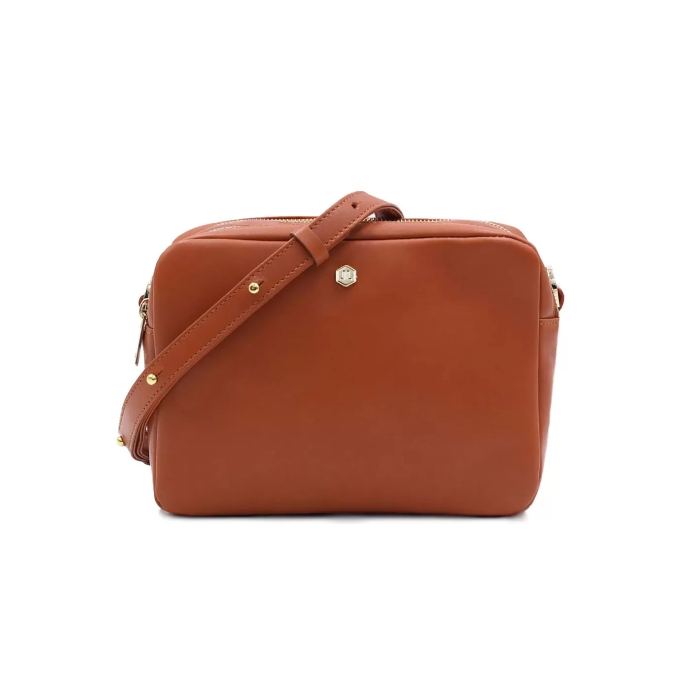 Sacs À Main-JULES & JENN Sac Gabrielle Cuir Brique Orange Brique